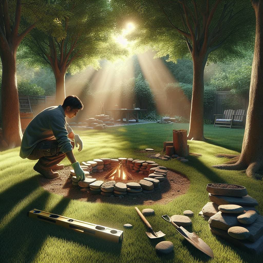Ignite Your Space: How to Build a Simple Backyard Fire Pit Area 3 The Great Stone Dilemma: Crafting a Cozy Fire Pit