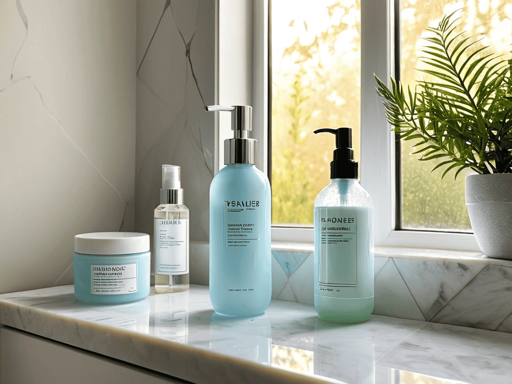 Minimalist Skincare Routine products