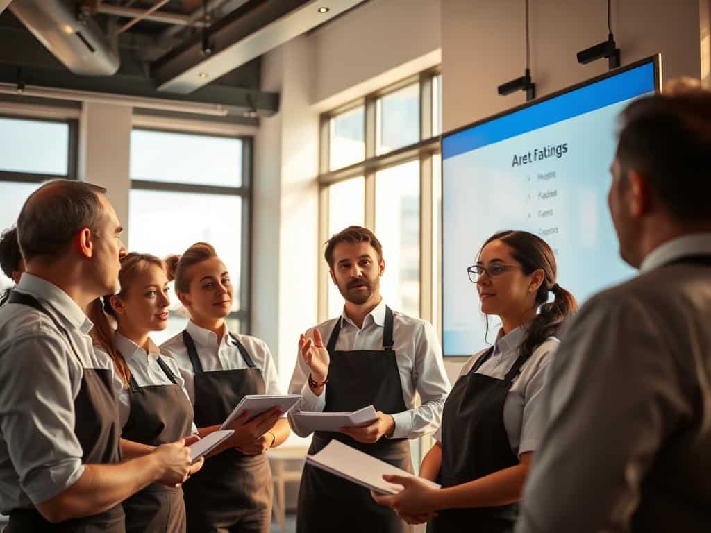 staff training for upselling in catering