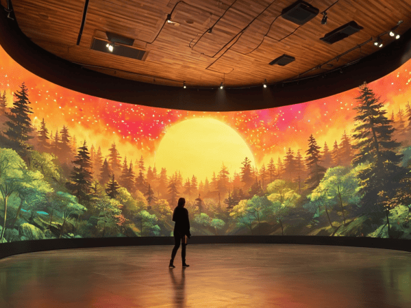 Living Art: Using Flexible Oled Panels for Immersive Digital Murals
