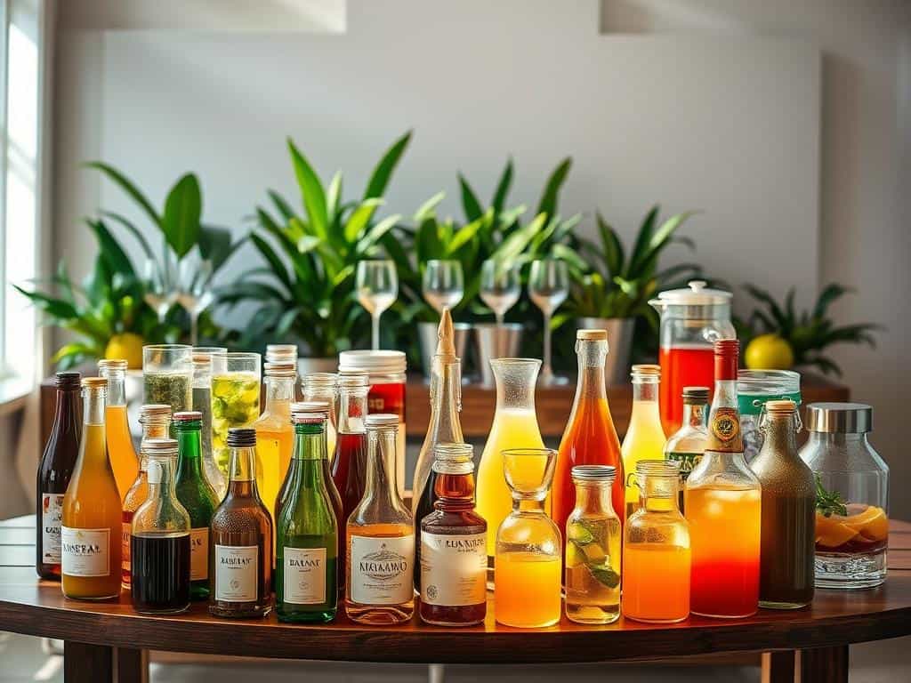 Catering drinks selection