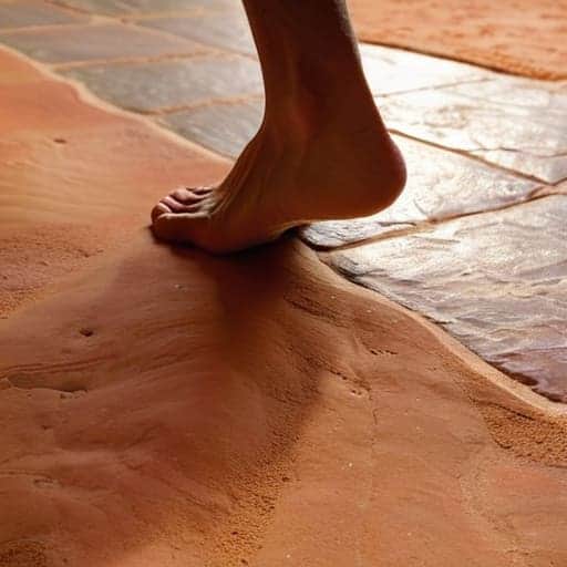 Walking on Sun: the Power of High-thermal-mass Adobe Floors