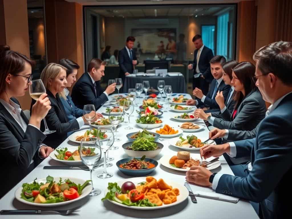 Corporate lunch catering